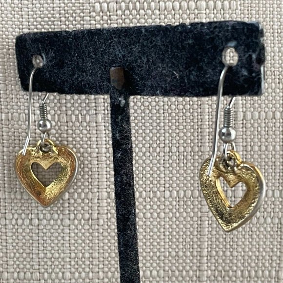 Vintage Earrings Gold Tone Fashion Ear Jewelry Women Earrings - Picture 10 of 10